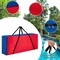 Costway Giant 4 in A Row Jumbo 4-to-Score Game Set W/Storage Carrying Bag for Kids Adult